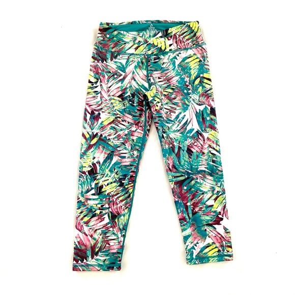 Prana Palm Leaf Print Cropped Legging - Picture 2 of 6